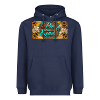 Navy be kind bees license plate Heavyweight Hoodie - Artiststas