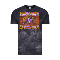 Cloud Black mama bear sunflowers purple Vintage Tee - Jasminsmagicworld