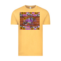 Vintage Mustard mama bear sunflowers purple Vintage Tee - Jasminsmagicworld