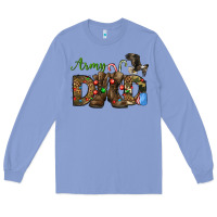 Colony Blue Christmas Army Dad Long Sleeve Tee - NancyCooperArtShop