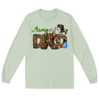 Matcha Christmas Army Dad Long Sleeve Tee - NancyCooperArtShop