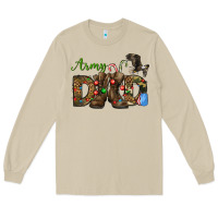 Mushroom Christmas Army Dad Long Sleeve Tee - NancyCooperArtShop