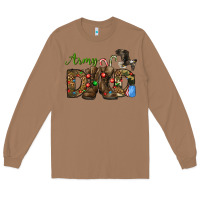 Toasted Coconut Christmas Army Dad Long Sleeve Tee - NancyCooperArtShop