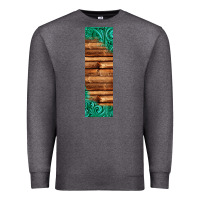 Charcoal Heather western tooled leather sunflower turquoise gemstone pen wrap 1 Premium Sweatshirt - Jasminsmagicworld