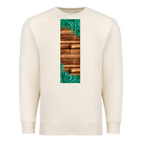 Sandshell western tooled leather sunflower turquoise gemstone pen wrap 1 Premium Sweatshirt - Jasminsmagicworld