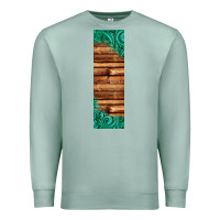 Seafoam western tooled leather sunflower turquoise gemstone pen wrap 1 Premium Sweatshirt - Jasminsmagicworld