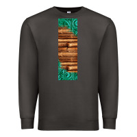 Smoke western tooled leather sunflower turquoise gemstone pen wrap 1 Premium Sweatshirt - Jasminsmagicworld