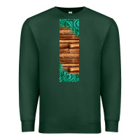 Sports Green western tooled leather sunflower turquoise gemstone pen wrap 1 Premium Sweatshirt - Jasminsmagicworld