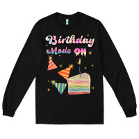 Black birthday mode on Long Sleeve Tee - JahusDesignShop