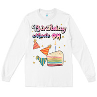 White birthday mode on Long Sleeve Tee - JahusDesignShop