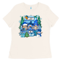 Bone snowman gnome truck Ladies Tee - Zillion Design Studio