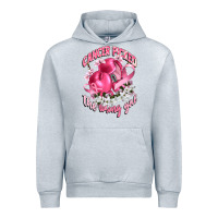 Heather Grey cancer picked the wrong girl Urban Hoodie - CowGirlArtShop