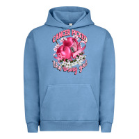 Pigment Pebble Blue cancer picked the wrong girl Urban Hoodie - CowGirlArtShop