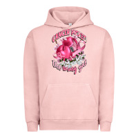 Pigment Salmon cancer picked the wrong girl Urban Hoodie - CowGirlArtShop