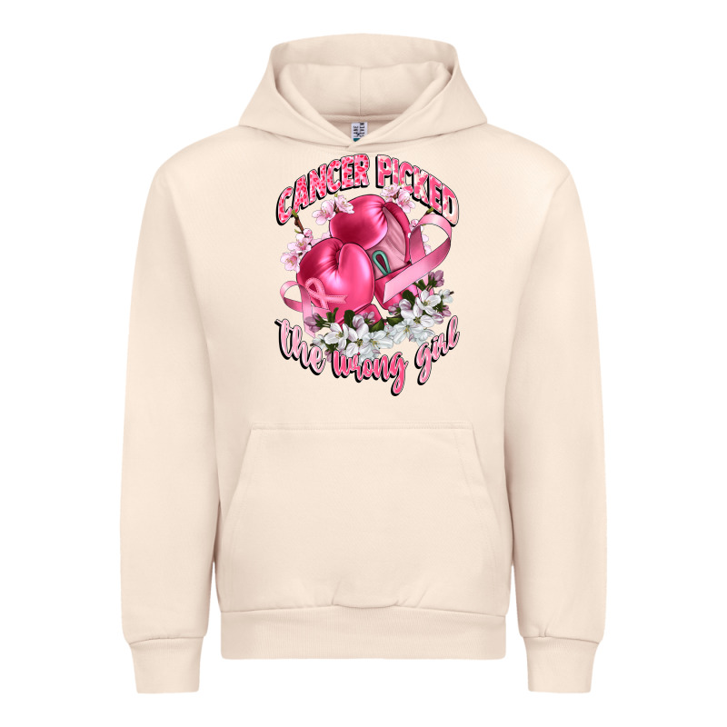 Cancer Picked The Wrong Girl Urban Hoodie by CowGirlArtShop | Teevron