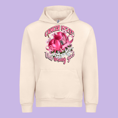 Cancer Picked The Wrong Girl Urban Hoodie Designed By Cowgirlartshop