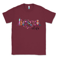 Burgundy nurse life Classic Tee - BarkalooDesign