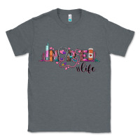 Charcoal Heather nurse life Classic Tee - BarkalooDesign