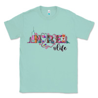 Seafoam nurse life Classic Tee - BarkalooDesign