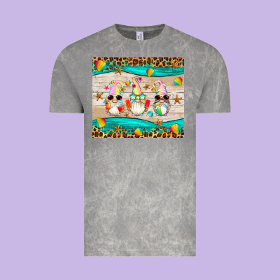 Summer Gnomes Vintage Tee Designed By Artiststas