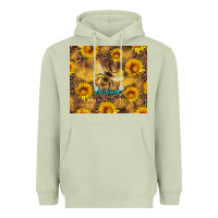 Matcha be kind bee and sunflowers Heavyweight Hoodie - Artiststas