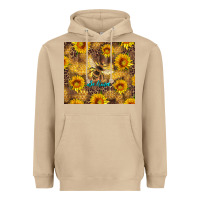 Mushroom be kind bee and sunflowers Heavyweight Hoodie - Artiststas