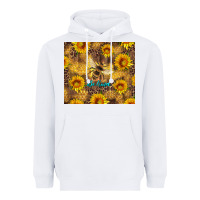 White be kind bee and sunflowers Heavyweight Hoodie - Artiststas