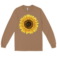 Toasted Coconut giganteus sunflower Long Sleeve Tee - LillyAllenDesigns