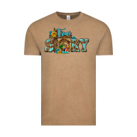 Vintage Coffee true story jesus and mary wıth god Vintage Tee - AdoDesignShop