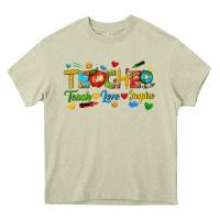 Mossy teacher teach love inspire tbw Heavy Core Tee - texasbilliewilder