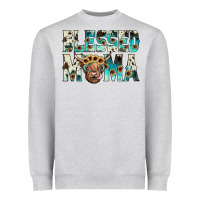 Heather Grey blessed mama Heavyweight Sweatshirt - JahusDesignShop
