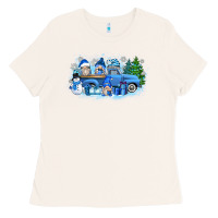 Bone snow gnome truck Ladies Tee - Zillion Design Studio
