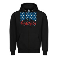 Black America Zipper Hoodie - MaliasSmallBusiness