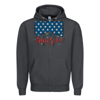 Smoke America Zipper Hoodie - MaliasSmallBusiness