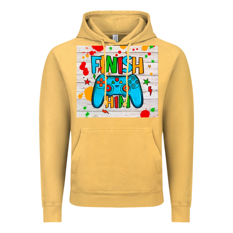 Finish Him Vintage Hoodie by JahusDesignShop | Teevron