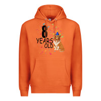 8 Years Old Black Premium Hoodie | Teevron