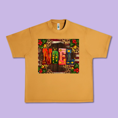 Noel Mistletoe Christmas Urban Heavy Tee Designed By Adodesignshop