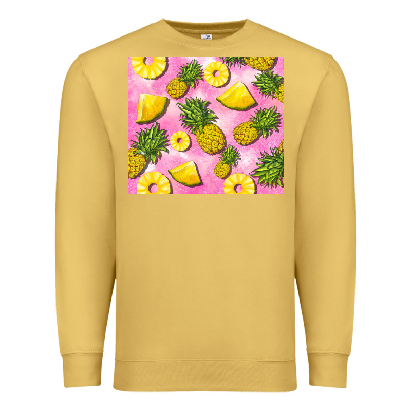 Pink Pineapple Premium Sweatshirt by BarkalooDesign | Teevron