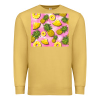 Antique Gold pink pineapple Premium Sweatshirt - BarkalooDesign