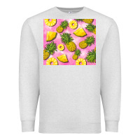 Oatmeal Heather pink pineapple Premium Sweatshirt - BarkalooDesign