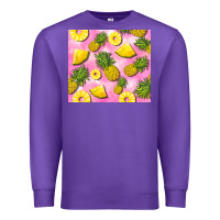 Purple pink pineapple Premium Sweatshirt - BarkalooDesign