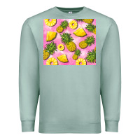 Seafoam pink pineapple Premium Sweatshirt - BarkalooDesign