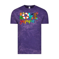 Cloud Purple love summer Vintage Tee - Artiststas