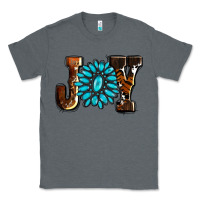 Charcoal Heather joy with gemstone ado Classic Tee - AdoDesignShop