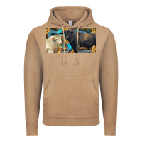 Charolais And Black Angus Bull With Sunflower And Leopard Vintage Hoodie | Teevron