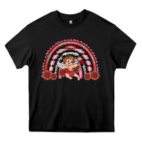 Black valentine's day cupid rainbow Heavy Core Tee - RanaPortraitStore