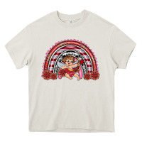 Cream valentine's day cupid rainbow Heavy Core Tee - RanaPortraitStore