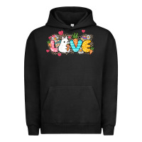 Pigment Black Love Easter Day Urban Hoodie - HowdyJamesFarm