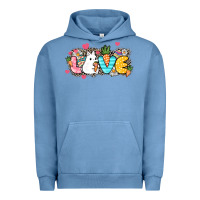 Pigment Pebble Blue Love Easter Day Urban Hoodie - HowdyJamesFarm