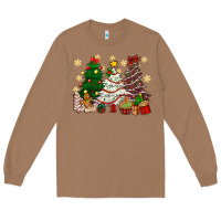 Toasted Coconut Cake Christmas trees Long Sleeve Tee - NancyCooperArtShop